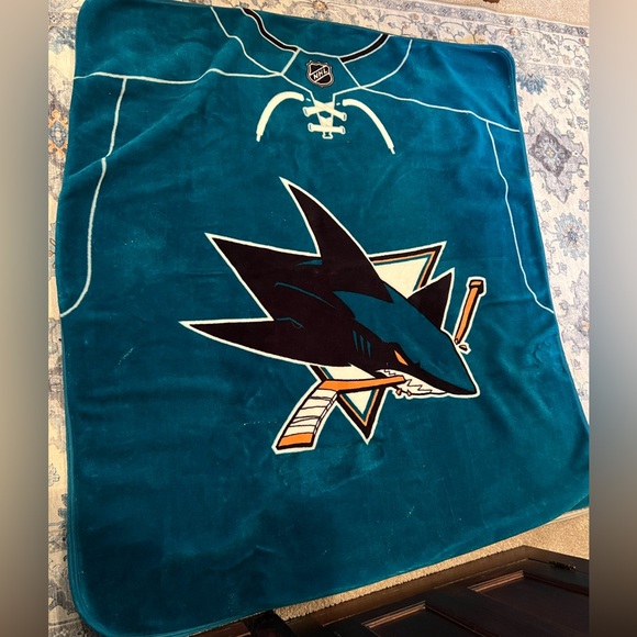 NHL Other - san jose sharks blanket